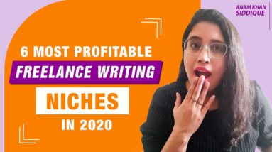 FREELANCE WRITING NICHES: 6 High Paying Freelance Writing Niches 2020