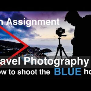 Travel photography during the blue hour. On assignment with Professional Photographer Roy Riley