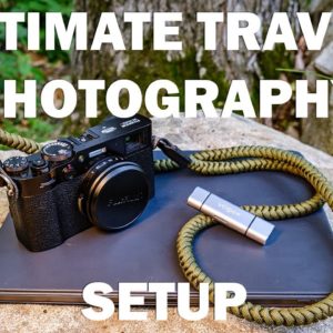 The Ultimate Ultralight Travel Photography Setup: Fujifilm X100V, iPad Pro, and card reader