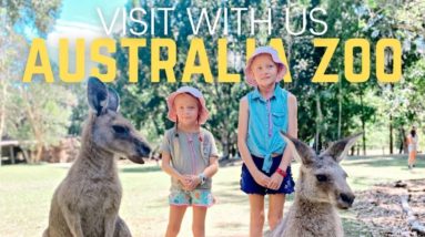 A Day At Australia Zoo 2021 | Irwin Family Feeds Crocodile