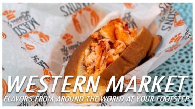 The best place to eat in Washington DC's - Western Market where the world's taste comes to you.