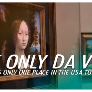The only Leonardo Da Vinci in the USA - Washington DC's National Gallery.