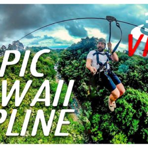360 VR Zipline in Hawaii (Big Island/Kona) - The best zipline I've ever done.