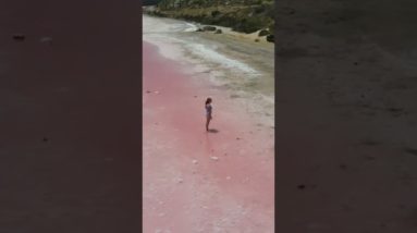 Can you believe this pink lake is in Australia?