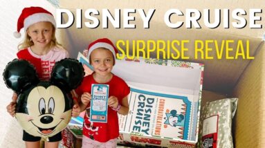 Disney Cruise Reveal - Ultimate Christmas Surprise Trip Reveal